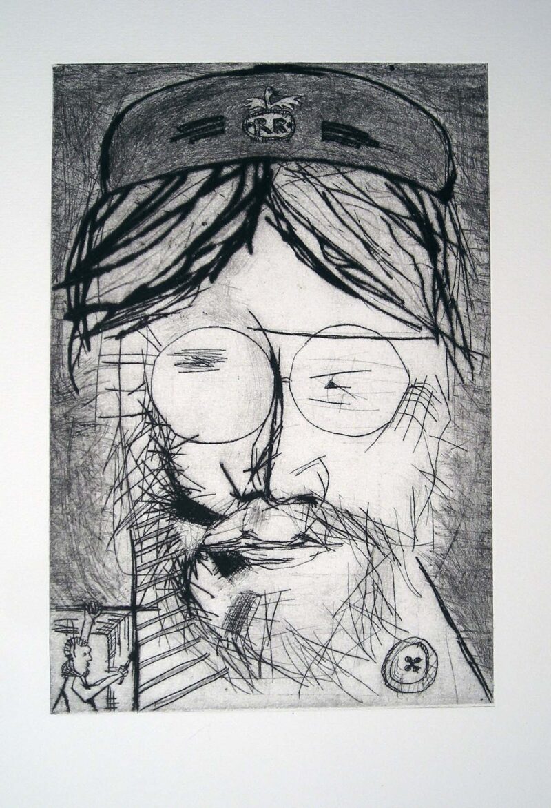 Abbildung 1: „Porträt RR“ von Peter Dettmann