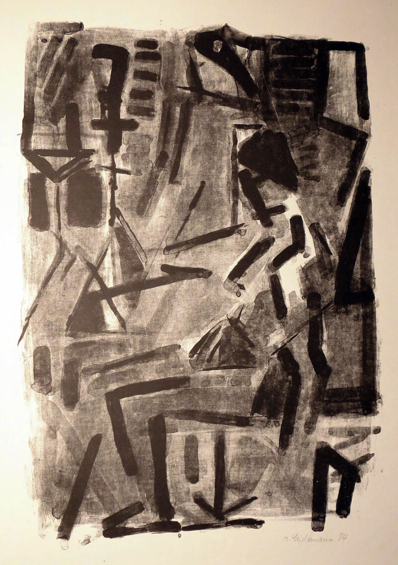 Abbildung 1: „Sitzender und stehender Akt im Atelier“ von Martin Seidemann