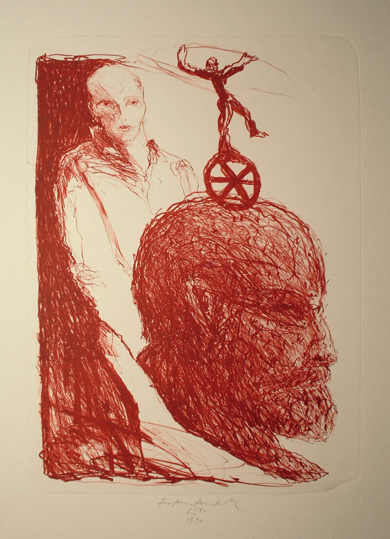 Abbildung 1: „Begegnung mit Radtänzer“ von Franz-Anatol Wyss
