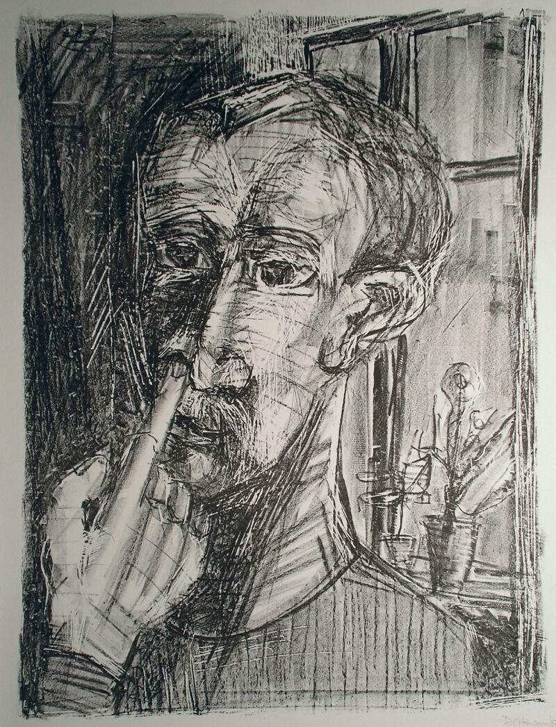 Abbildung 1: „Selbst am Fenster I“ von Peter Dettmann