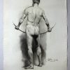 „Männlicher Rückenakt, stehend (8620)“ von Ernst Gock (Abbildung 2)