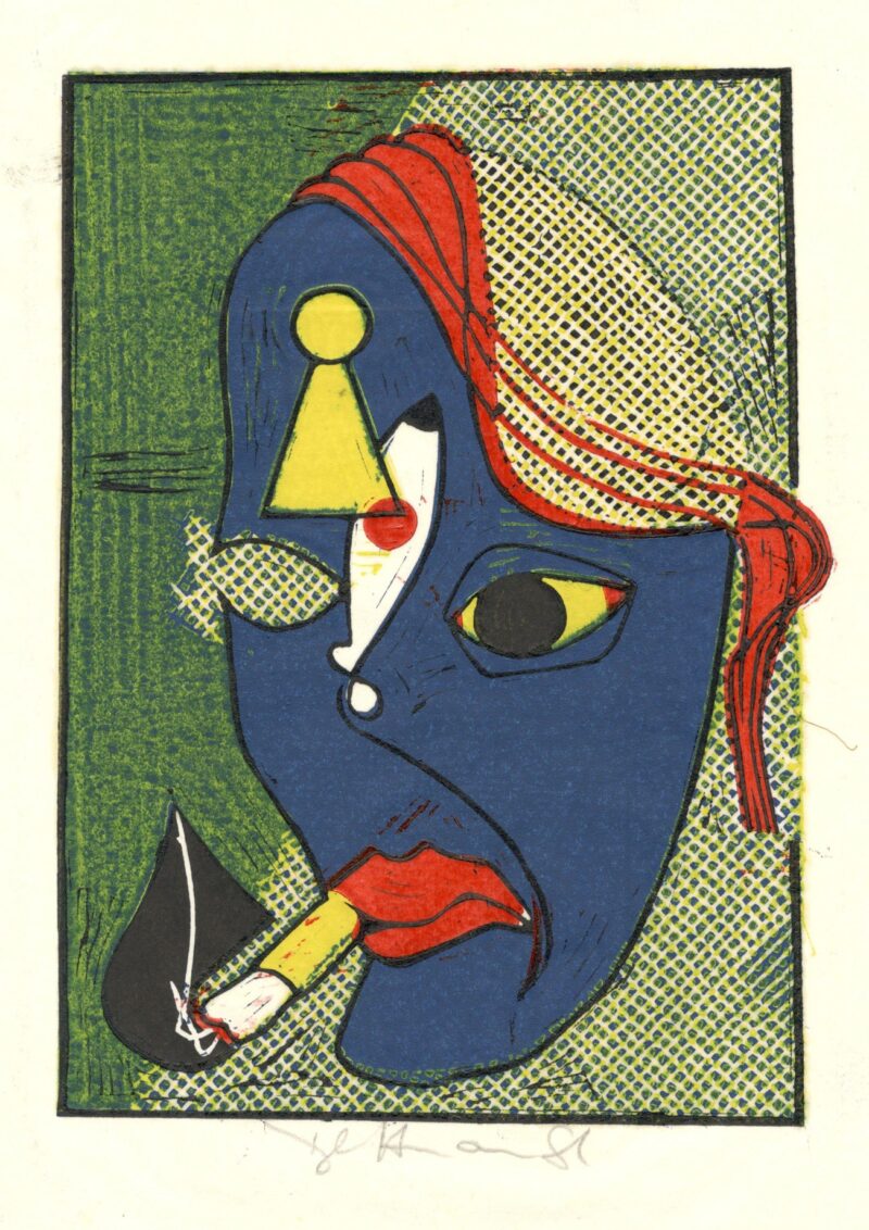Abbildung 1: „Bunter Kopf“ von Peter Dettmann