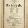 „Original-Theaterzettel: Die Goldgrube“ von Stadt-Theater Zürich (Abbildung 2)