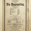 „Original-Theaterzettel: Die Hugenotten“ von Stadt-Theater Zürich (Abbildung 2)
