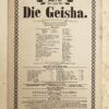 „Original-Theaterzettel: Die Geisha“ von Stadt-Theater Zürich (Abbildung 2)