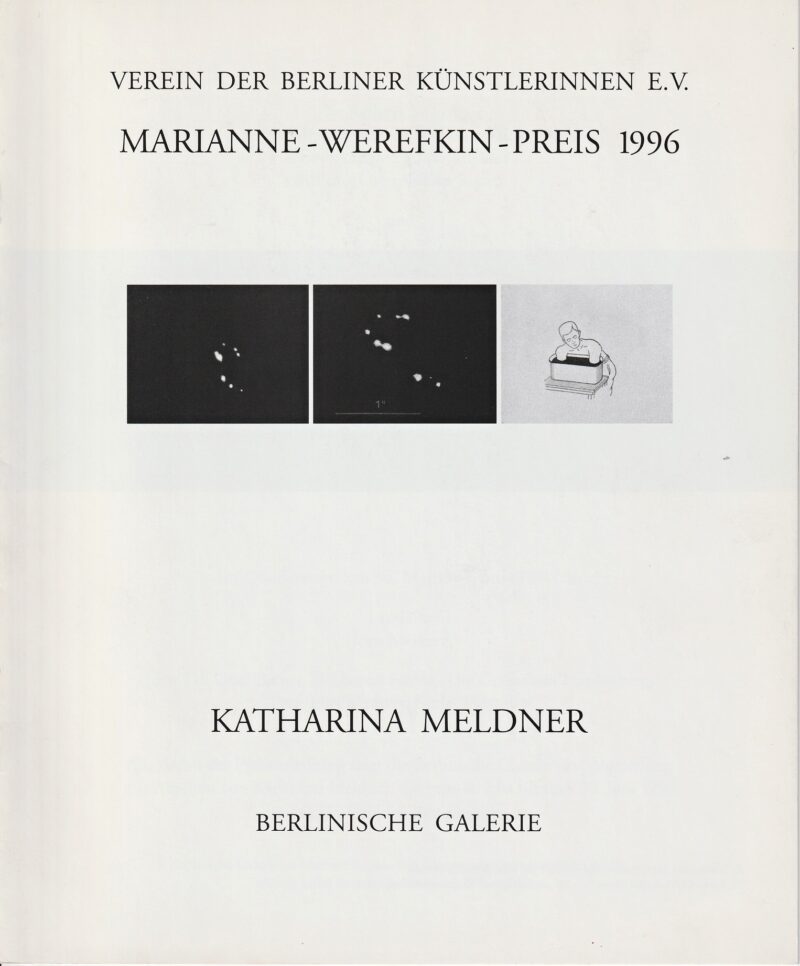 Abbildung 1: „Marianne-Werefkin-Preis 1996“ von Katharina Meldner