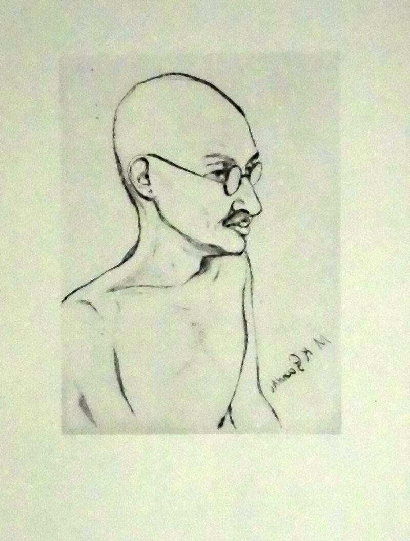 Abbildung 1: „Mahatma Gandhi“ von Mukul Dey
