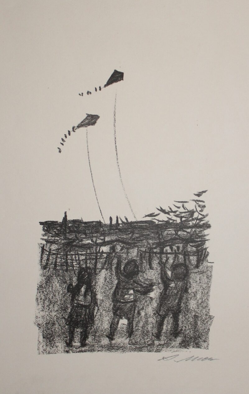 Abbildung 1: „(Drachensteigen)“ von Arno Mohr